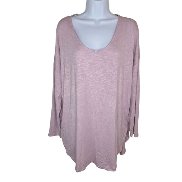 Old Navy Luxe Nwt Scoop Neck Long Sleece Tunic Top Size Large - Picture 1 of 5